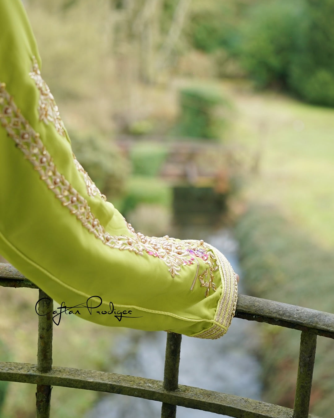 Takchita Verte Pomme - Caftan prodiges