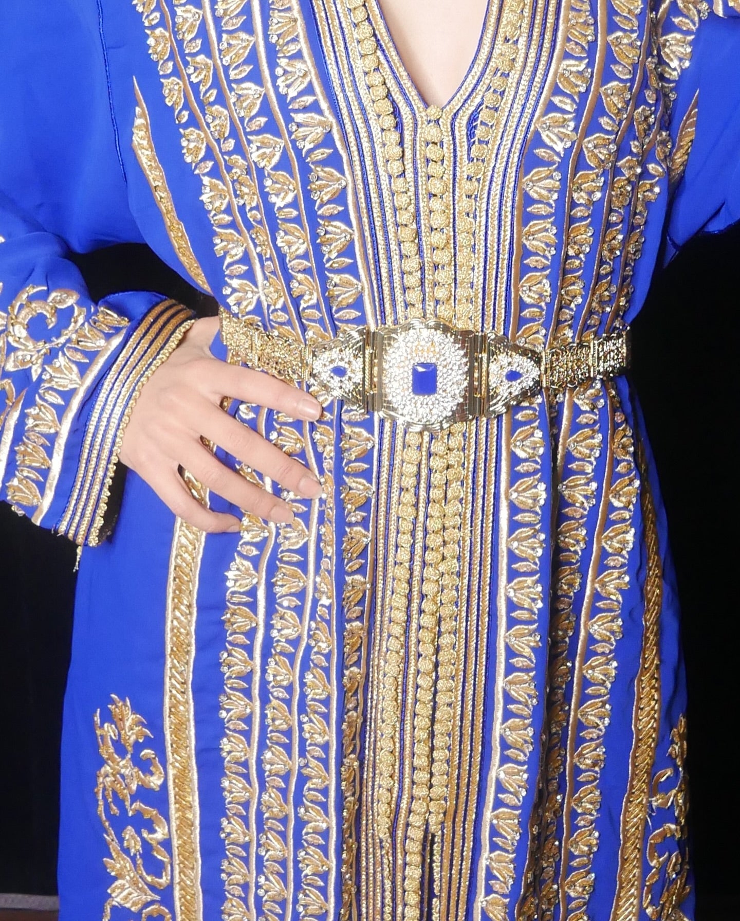 Takchita Bleu Roi - Caftan prodiges