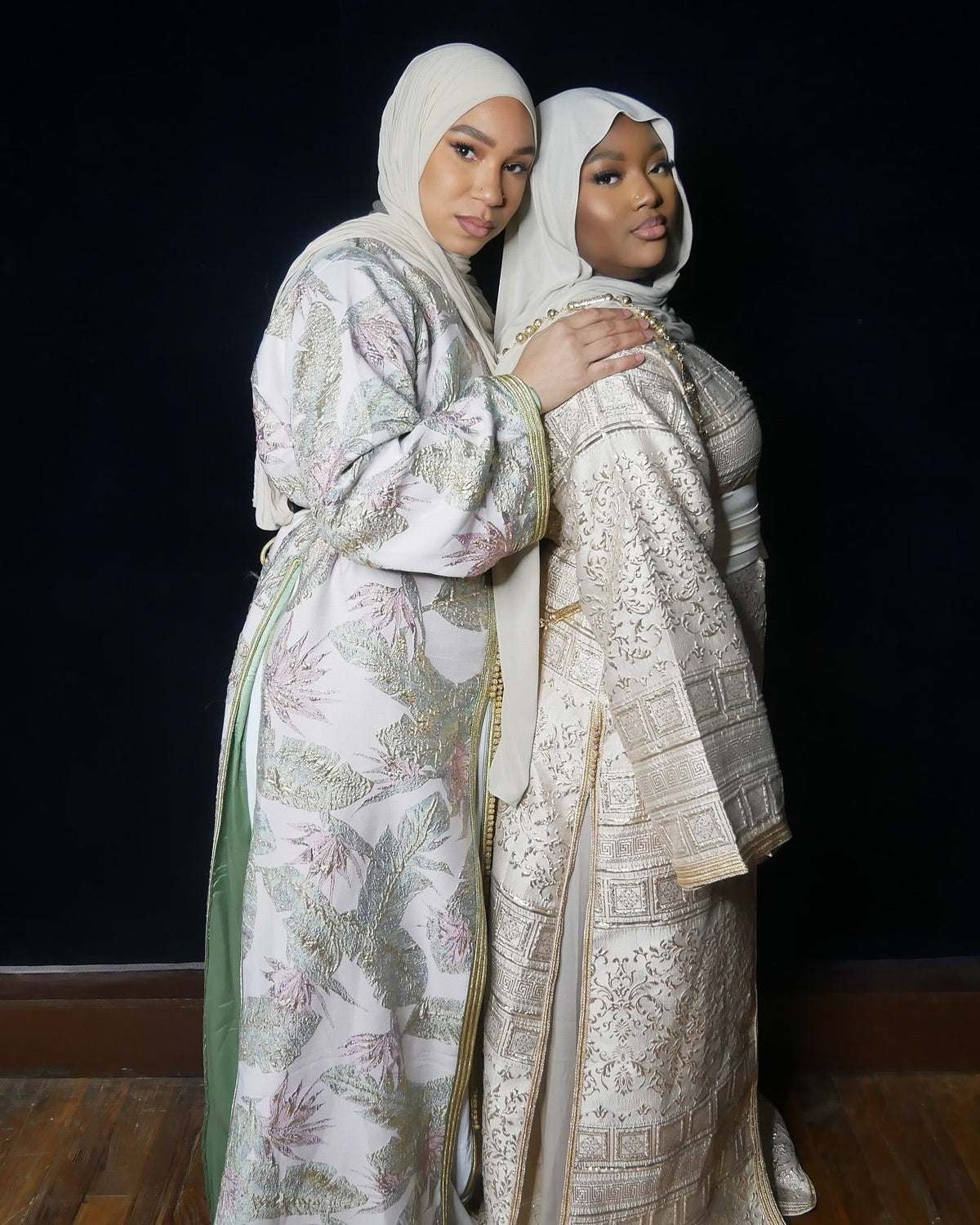 Caftan Brocard La Pistache - Caftan prodiges