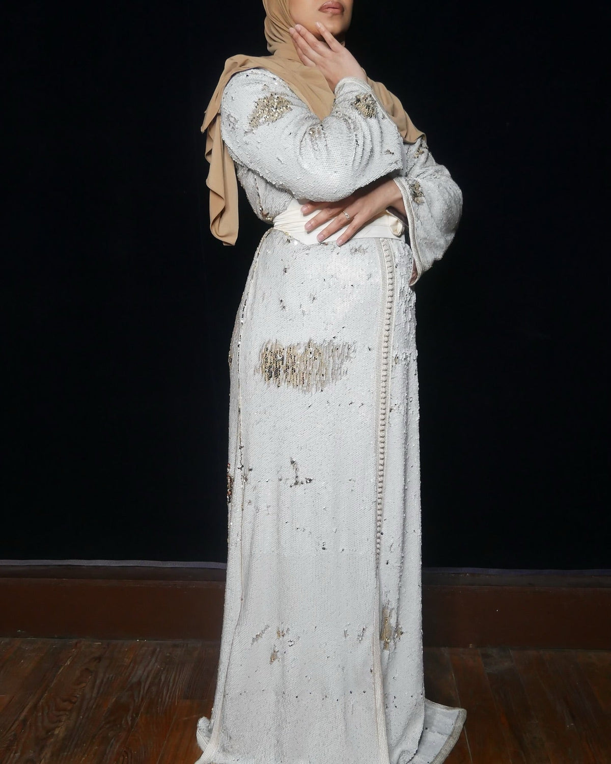 Caftan Sequin La Bronze - Caftan prodiges