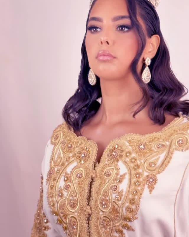 Caftan Blanc Doré - Caftan prodiges